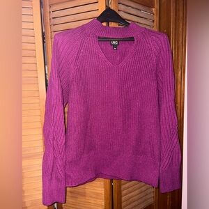 INC shimmer sweater.